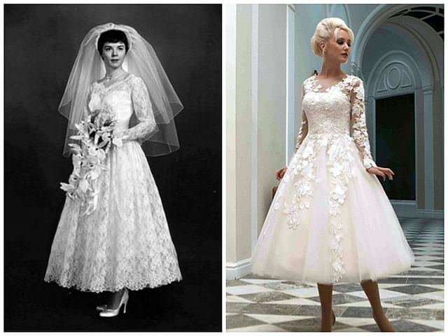1950s wedding gowns