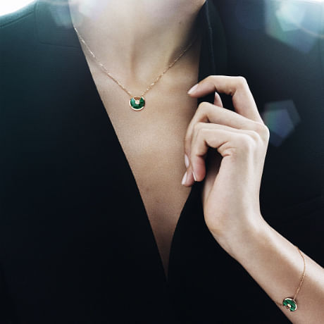 cartier green pendant
