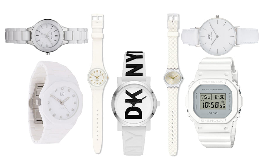 affordable white watches