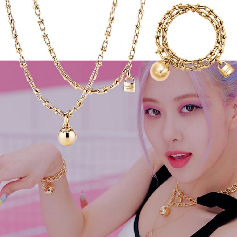 Designer jewellery pieces Blackpink wore in their newest MV Ice 