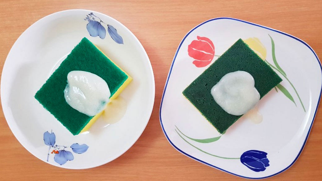 Here's how to make the viral sponge cake that will make dishwashing a sweet chore