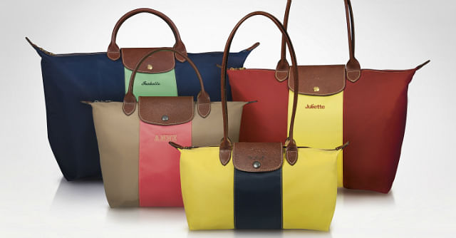 longchamps personalized tote