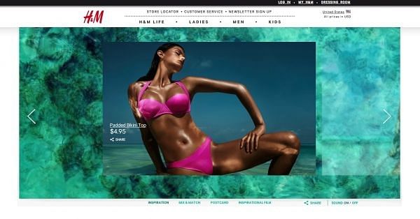 H&M 'sorry' for using deeply tanned swimwear model