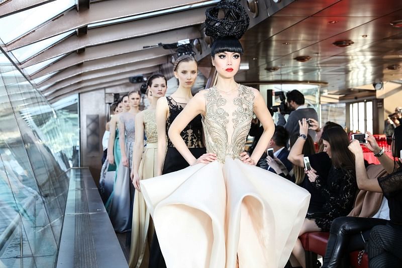 Jessica Minh Anh's infamous river catwalk 